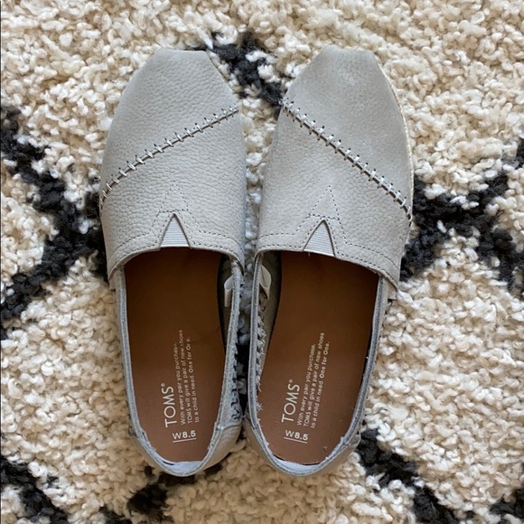 Toms Shoes - Toms - espadrille flats, drizzle gray nubuck